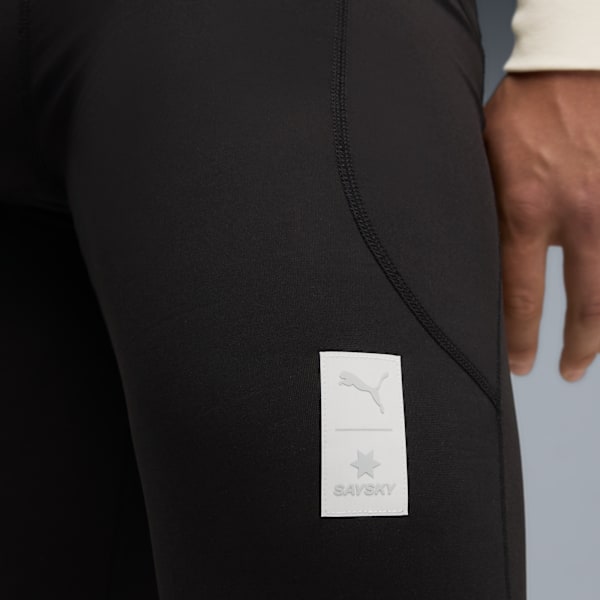 M PUMA X SAYSKY FLEECE TIGHT, PUMA Black, extralarge