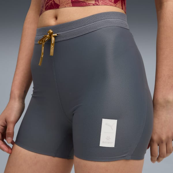 W PUMA X SAYSKY SHORT TIGHT, Dusky Gray, extralarge