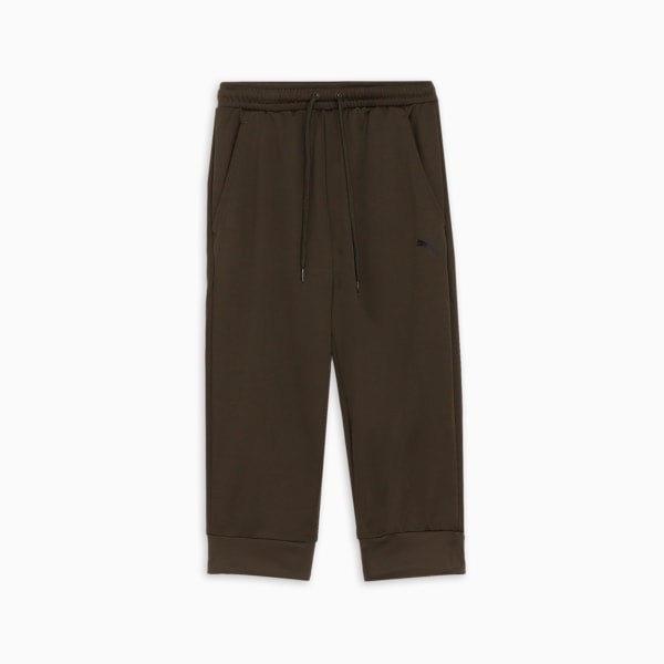 メンズ トレーニング 3/4 パンツ, Dark Olive, extralarge-JPN
