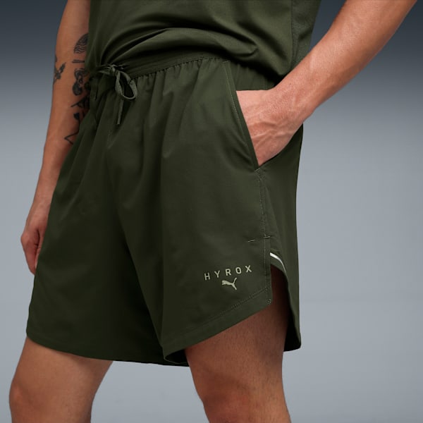 HYROX Men's Performance Ultraweave Training Shorts, Dark Olive, extralarge-IND