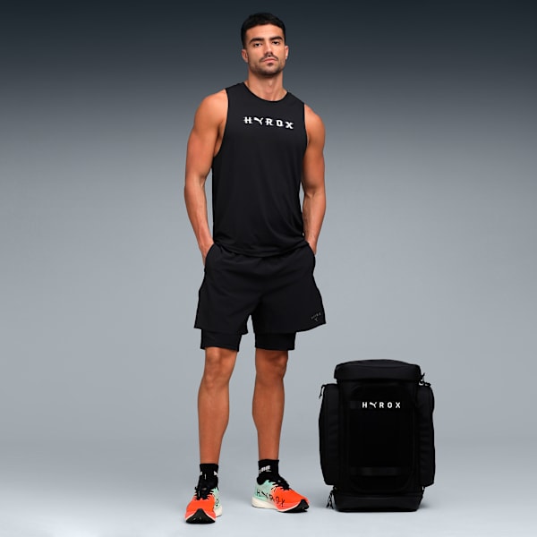 PUMA X HYROX Men 2-In-1 Performance Woven Shorts, PUMA Black, extralarge-IND