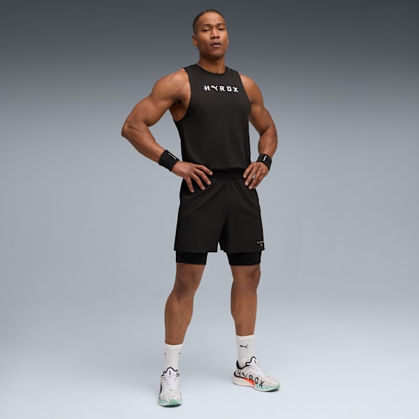 PUMA x HYROX 2in1 Training Shorts Men, PUMA Black, extralarge