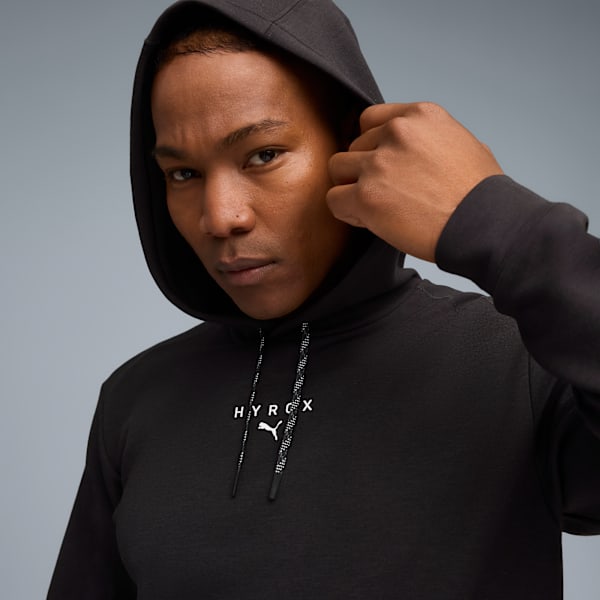 PUMA x HYROX CLOUDSPUN Hoodie Men, PUMA Black, extralarge-GBR