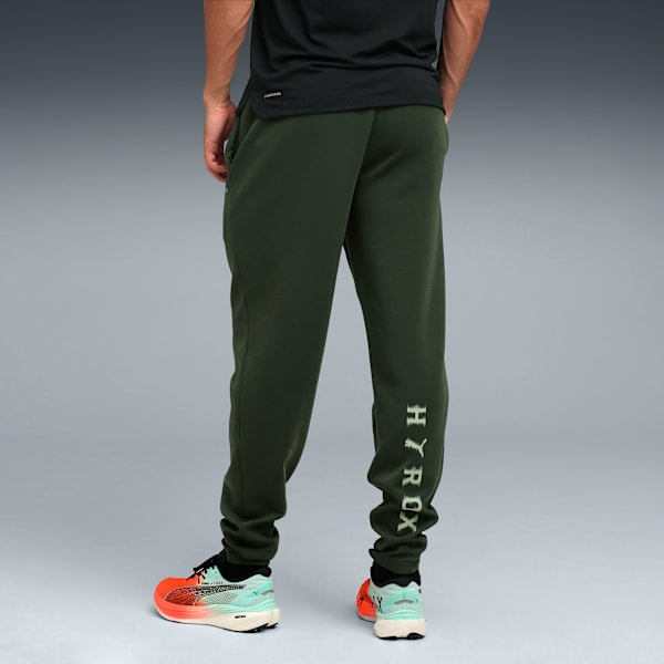 HYROX Cloudspun Men's Regular Fit Training Pants, Dark Olive, extralarge-IND