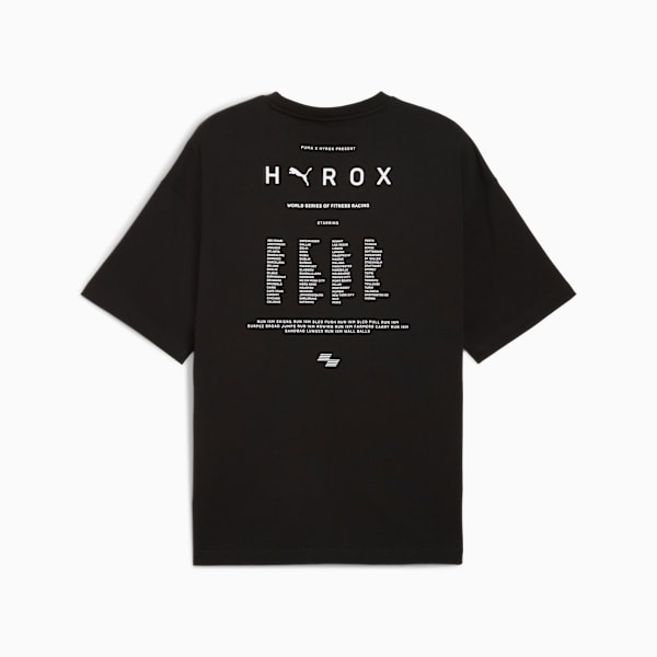 PUMA x HYROX Men's Training Oversized Tee, PUMA Black, extralarge-IND
