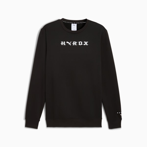 PUMA x HYROX Heavyweight Crewneck Men, PUMA Black, extralarge