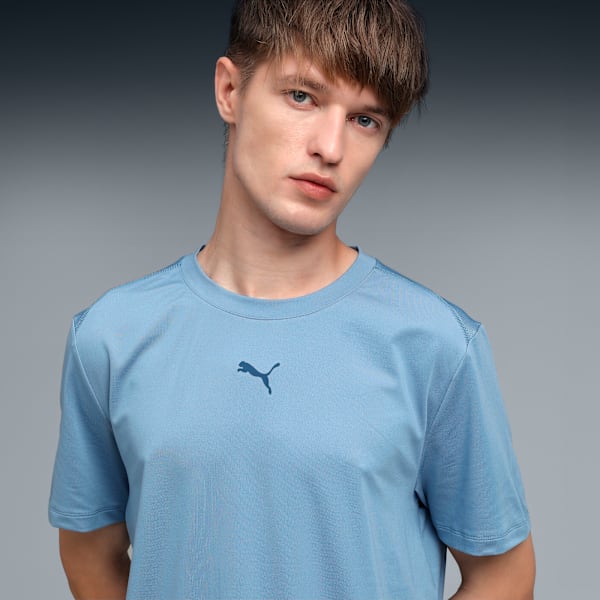 CLOUDSPUN Men's Lightweight Dry Training Tee, Cool Blue, extralarge-IND