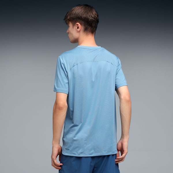 CLOUDSPUN Men's Lightweight Dry Training Tee, Cool Blue, extralarge-IND