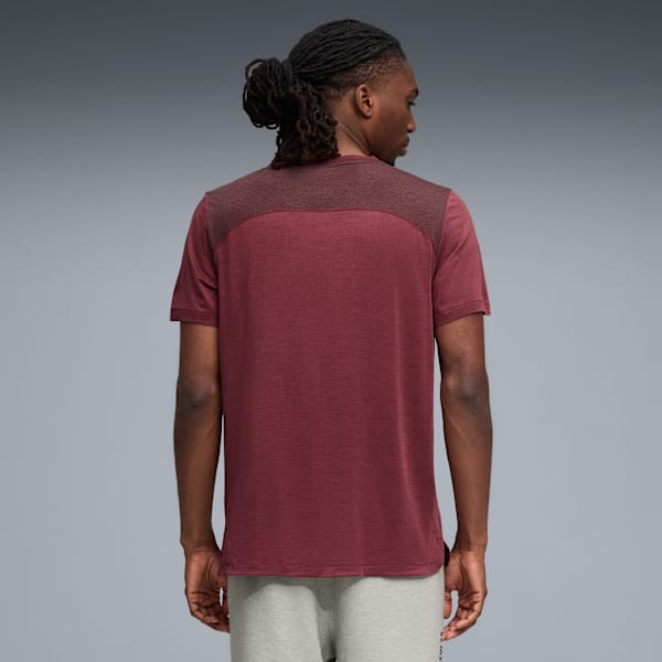 CLOUDSPUN Tee Men, Ruby Shimmer Heather, extralarge