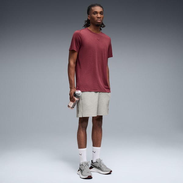 CLOUDSPUN Tee Men, Ruby Shimmer Heather, extralarge