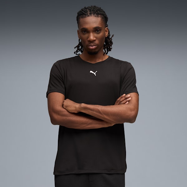 Playera de marca CLOUDSPUN para hombre, PUMA Black, extralarge
