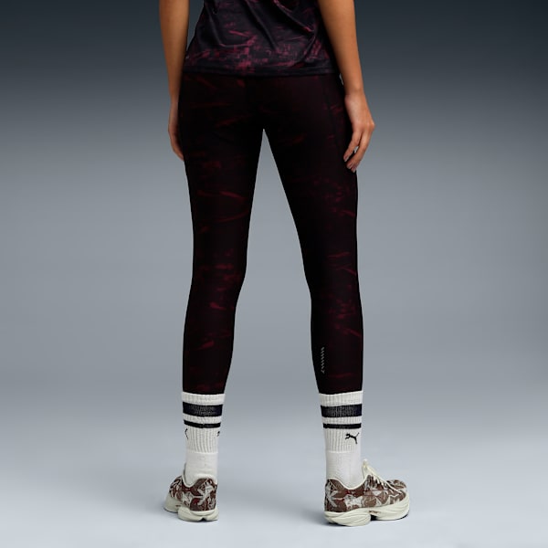 RUN VELOCITY Women's Tights, Ruby Shimmer, extralarge-IND