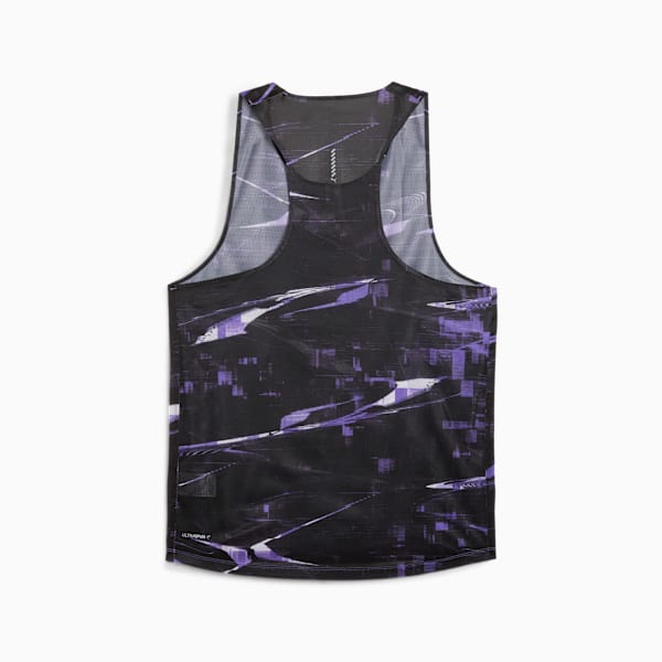 RACEDAY Men's Ultra Breathable Printed Singlet, Dark Amethyst, extralarge-IND