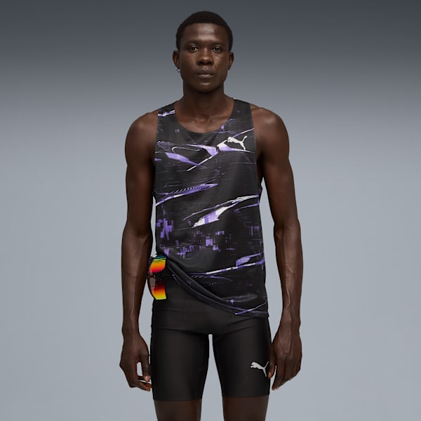 RACEDAY ULTSPN Singlet Men, Dark Amethyst, extralarge