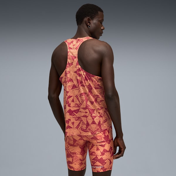 M PUMA X SAYSKY SINGLET AOP, Team Regal Red-AOP, extralarge