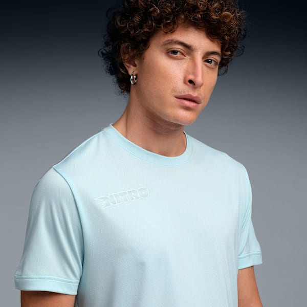Nitro Illustration Men's Graphic Running T-shirt, Sea Glass, extralarge-IND