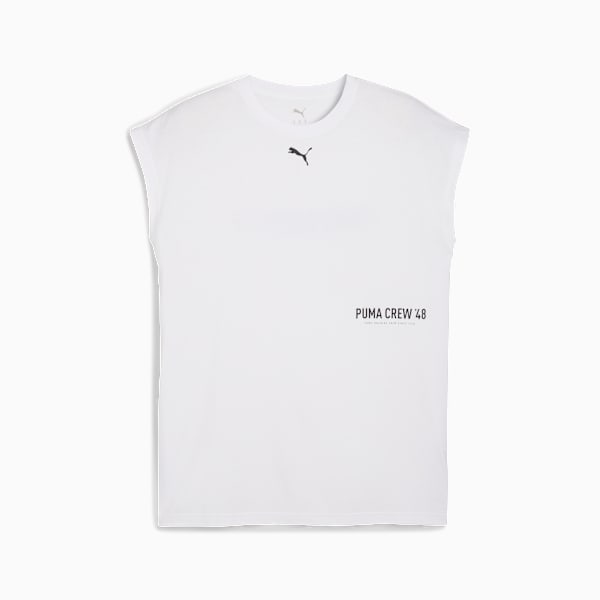 GRAPHIC CUTOFF Tank Men, PUMA White, extralarge
