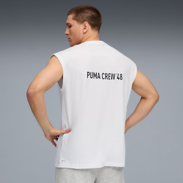GRAPHIC CUTOFF Tank Men, PUMA White, extralarge