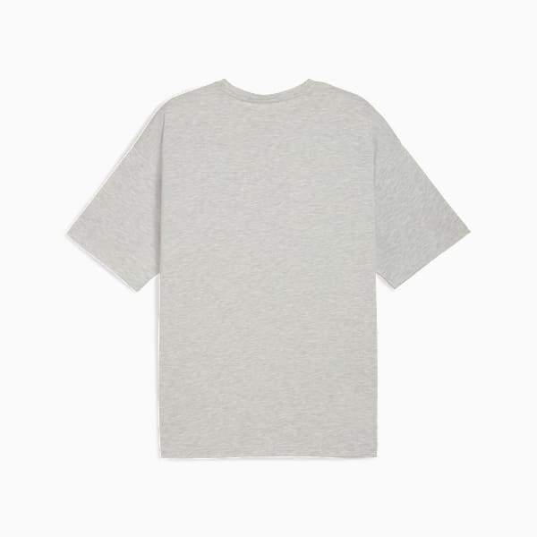 Playera oversize de entrenamiento para hombre, Light Gray Heather, extralarge