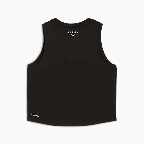 PUMA X HYROX Cloudspun Thermo Women's Crop Training Tank, PUMA Black, extralarge-IND