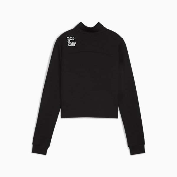 PUMA x HYROX CLOUDSPUN Quarter-Zip Top Women, PUMA Black, extralarge