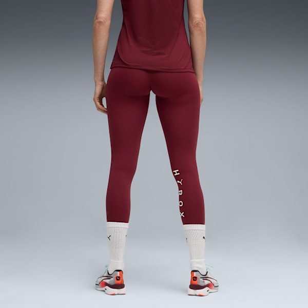 PUMA x HYROX SHAPELUXE Women's&nbsp;7/8 Training Tights, Ruby Shimmer, extralarge-IND