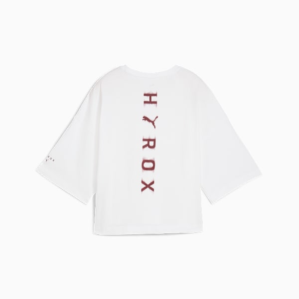 PUMA x HYROX Cropped Lifestyle Tee Women, PUMA White, extralarge