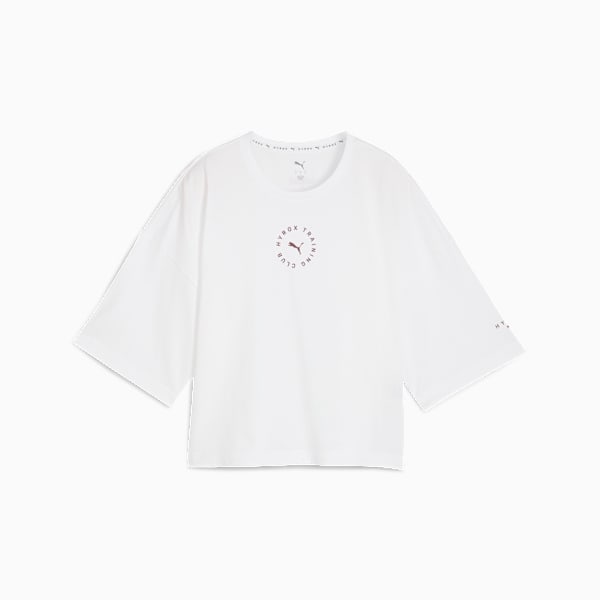 PUMA x HYROX Cropped Lifestyle Tee Women, PUMA White, extralarge