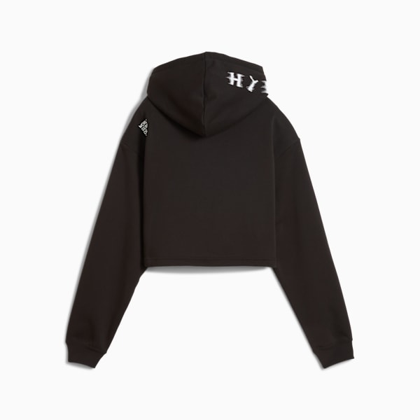 PUMA x HYROX Heavyweight Hoodie Women, PUMA Black, extralarge-GBR