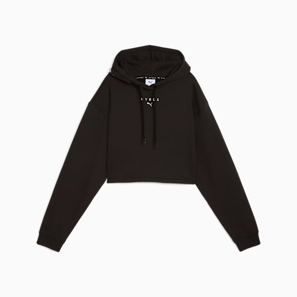 PUMA x HYROX Heavyweight Hoodie Women, PUMA Black, extralarge-GBR
