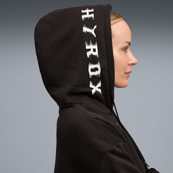 PUMA x HYROX Heavyweight Hoodie Women, PUMA Black, extralarge-GBR