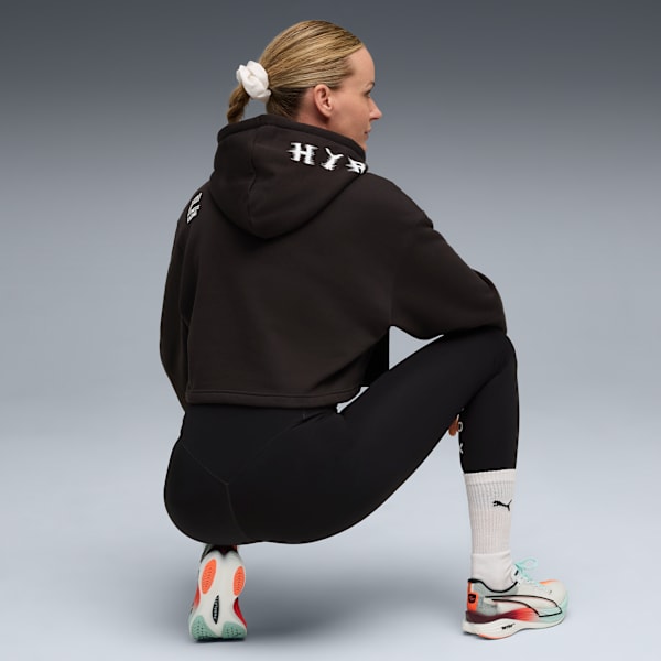 PUMA x HYROX Heavyweight Hoodie Women, PUMA Black, extralarge-GBR