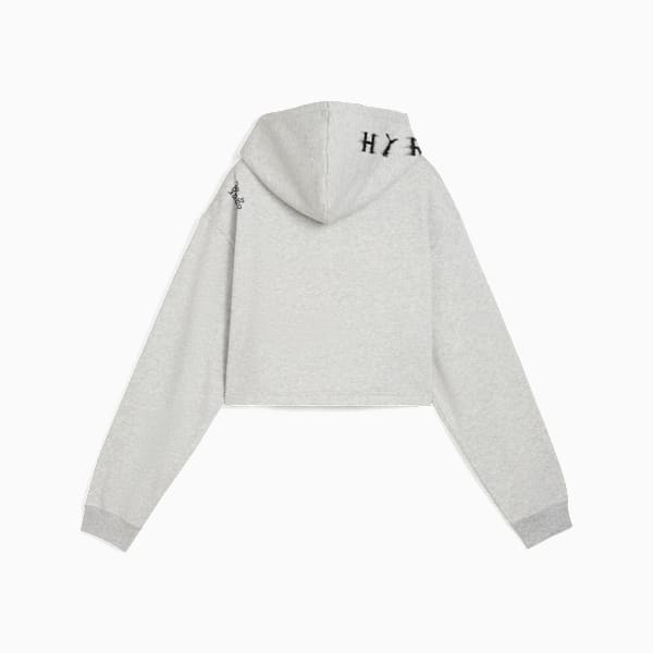 W PUMA x HYROX Heavyweight Hoodie Women, Light Gray Heather, extralarge