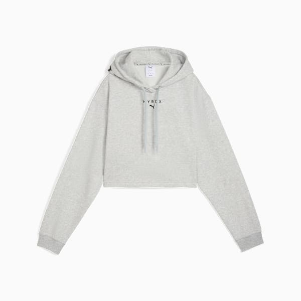 PUMA x HYROX Heavyweight Hoodie Women, Light Gray Heather, extralarge-GBR