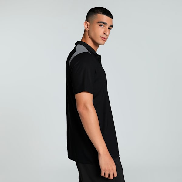 Train Colorblock Men's Training Polo, PUMA Black, extralarge-IND