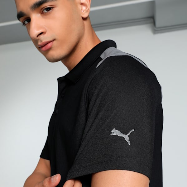 Train Colorblock Men's Training Polo, PUMA Black, extralarge-IND