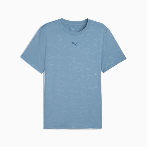 CLOUDSPUN EMBOSS Tee Men, Cool Blue, extralarge