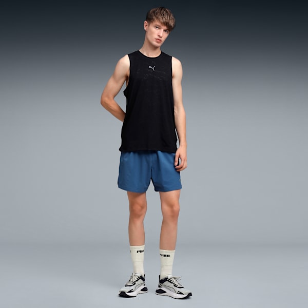 CLOUDSPUN Men’s Regular Fit Emboss Tank, PUMA Black, extralarge-IND