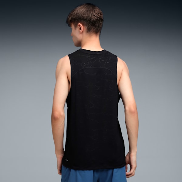 CLOUDSPUN Men’s Regular Fit Emboss Tank, PUMA Black, extralarge-IND