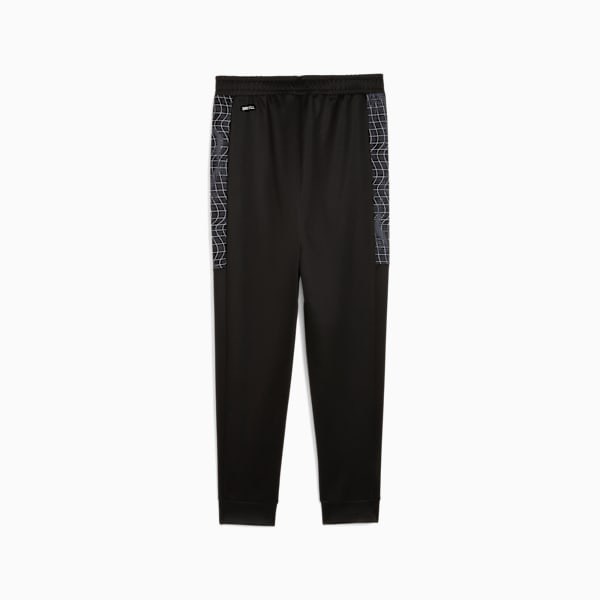TAD ESS AOP Poly Pants Youth, PUMA Black, extralarge