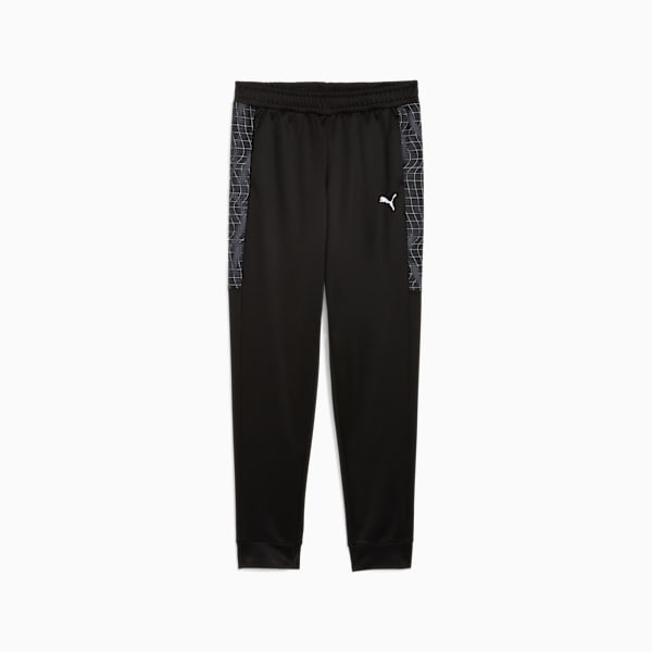 TAD ESS AOP Poly Pants Youth, PUMA Black, extralarge