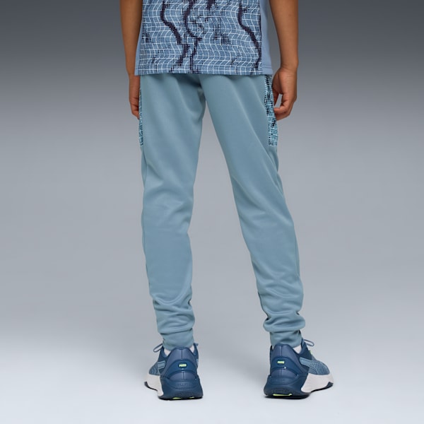 TAD ESS AOP Poly Pants Youth, Cool Blue, extralarge