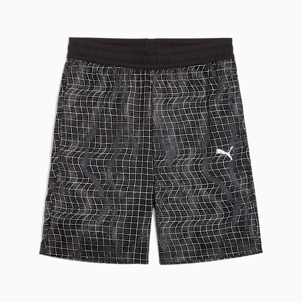 TAD Essentials AOP Woven Shorts Youth, PUMA Black, extralarge