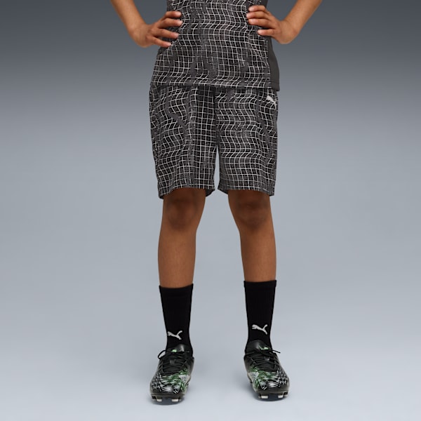 TAD Essentials AOP Woven Shorts Youth, PUMA Black, extralarge