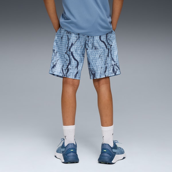 TAD Essentials AOP Woven Shorts Youth, Cool Blue, extralarge