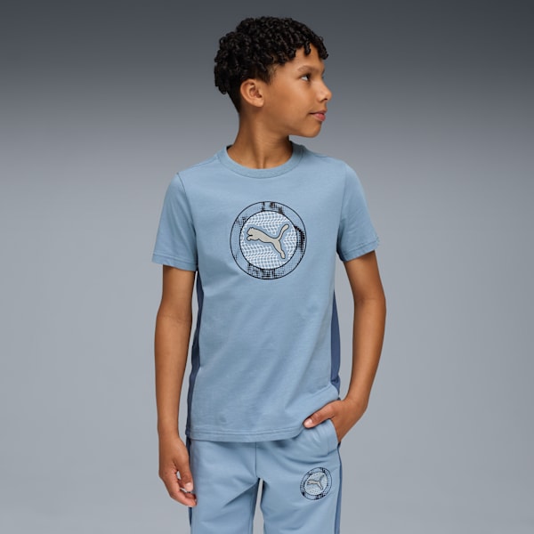 Playera Active Sports para niños grandes, Cool Blue, extralarge