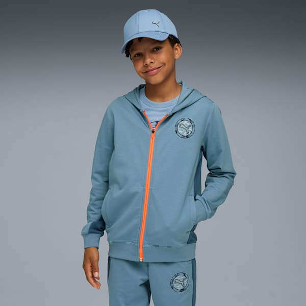 Sudadera con capucha Active Sports para niños grandes, Cool Blue, extralarge