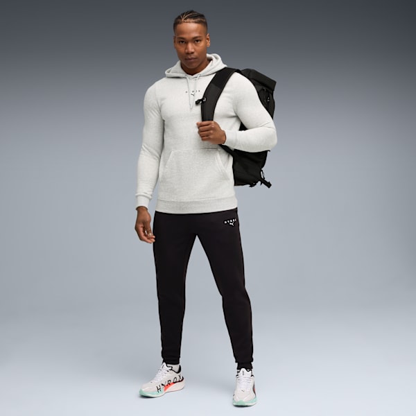 PUMA x HYROX Heavyweight Hoodie Men, Light Gray Heather, extralarge