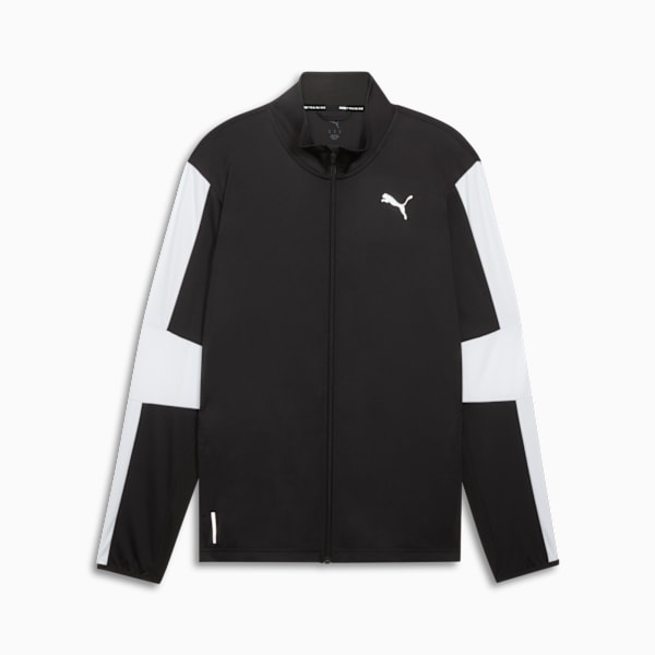 TRAIN FAVORITE Men's Zip-Up Training Jacket, PUMA Black, extralarge