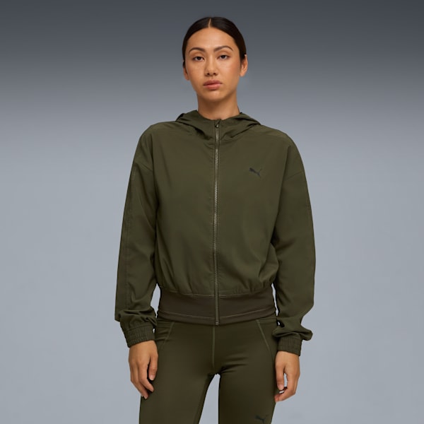 Veste tissée Train Favorite Femme, Dark Olive, extralarge